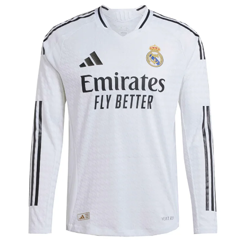 adidas Real Madrid Authentic Long Sleeve Home Jersey 24/25 (White)