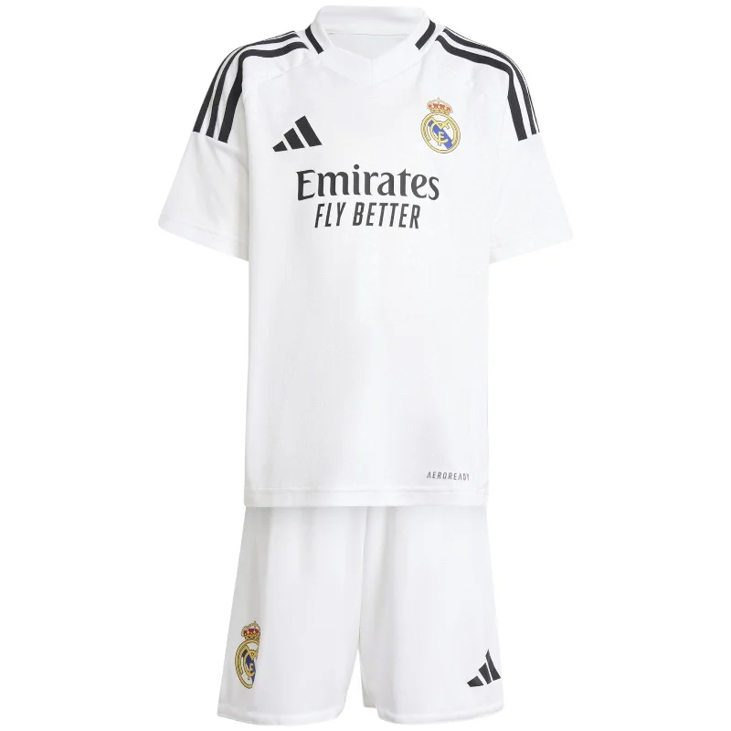 adidas Real Madrid 24 Kids Home Kit Wht