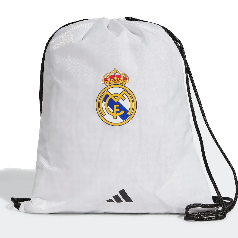 adidas Real Madrid GymSack Bag (White/Black)