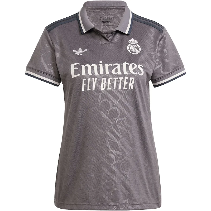 adidas Womens Real Madrid Third Jersey 24/25 (Charcoal)