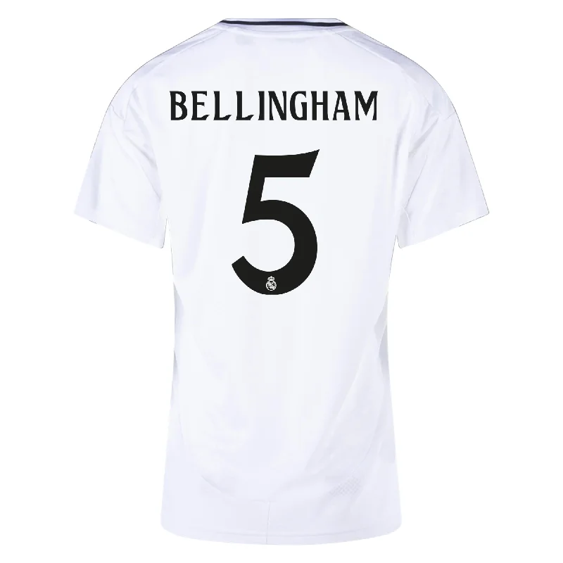 adidas Womens Real Madrid Jude Bellingham Home Jersey 24/25 (White/Black)