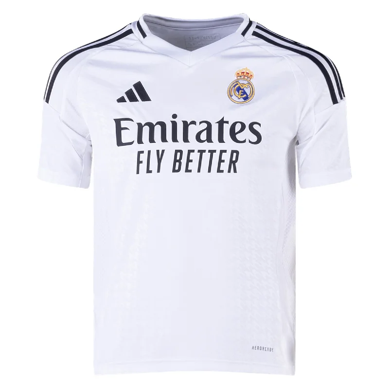 adidas Youth Real Madrid Home Jersey 24/25 (White)