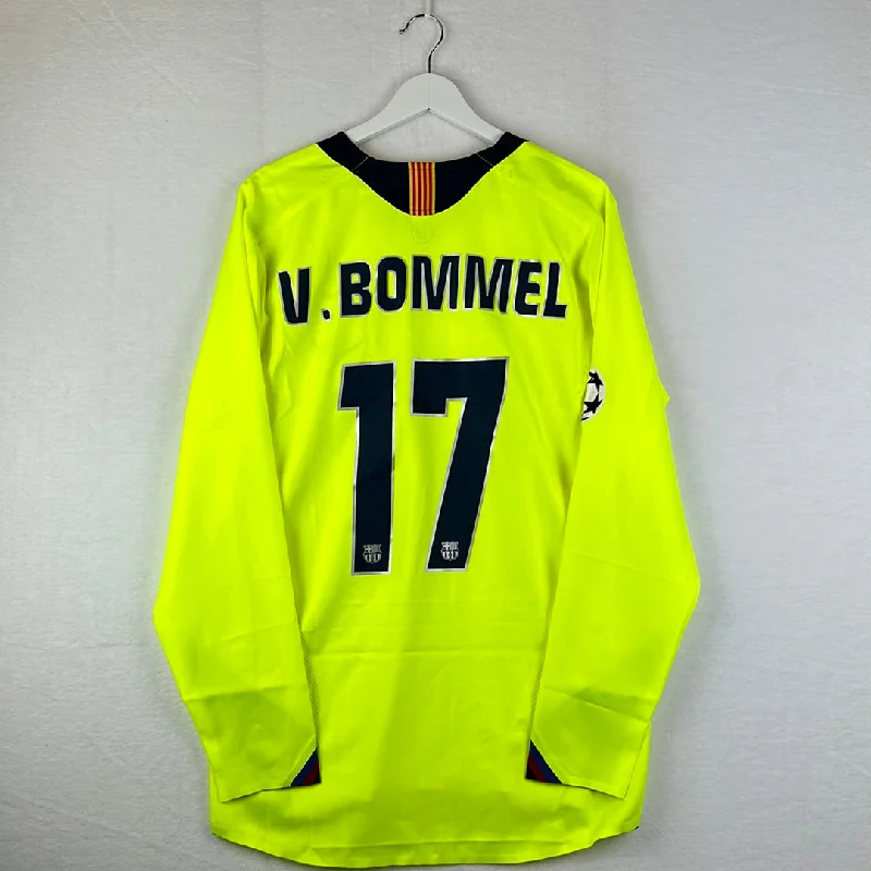 Barcelona 2005/2006 Player Issue Away Shirt - V. Bommel 17 - Long Sleeve - T90