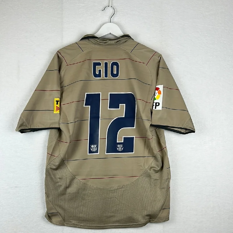 Barcelona 2005/2006 Player Issue Away Shirt - Gio 6