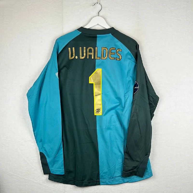 Barcelona 2006/2007 Player Issue Goalkeeper Shirt - Valdes 1