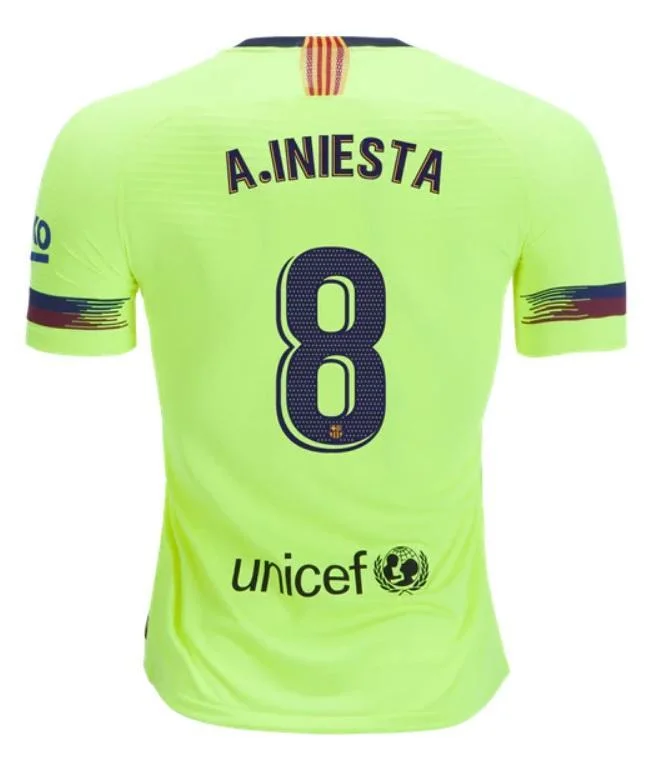 Barcelona Iniesta Away Jersey 2018/19