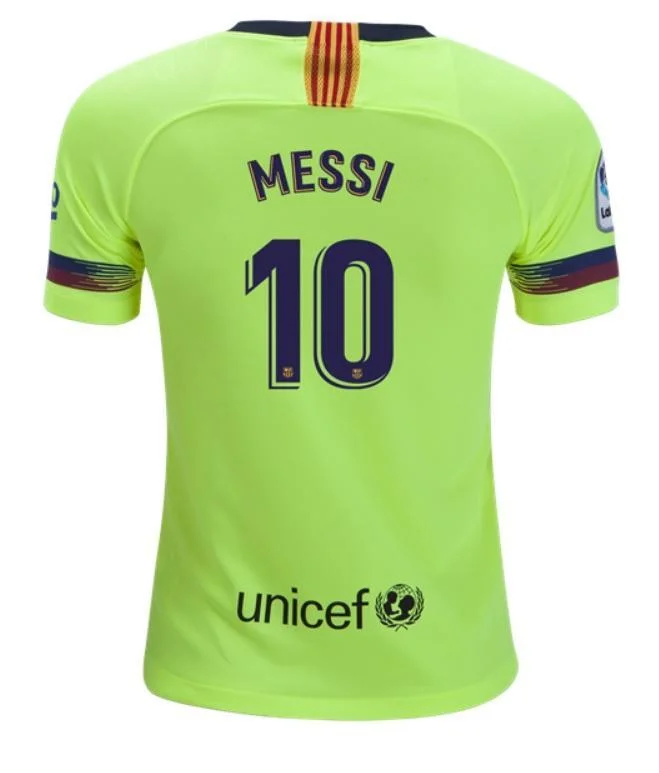 Barcelona Lionel Messi Youth Away Jersey 18/19