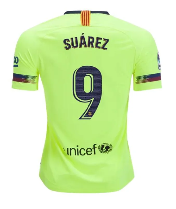 Barcelona Suarez Away Jersey 2018/19