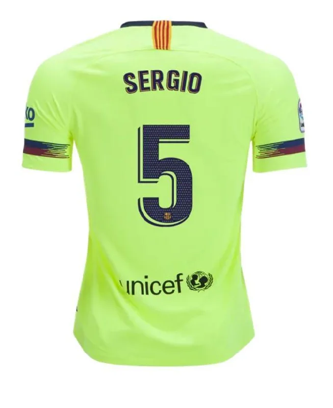 Barcelona Sergio Away Jersey 2018/19