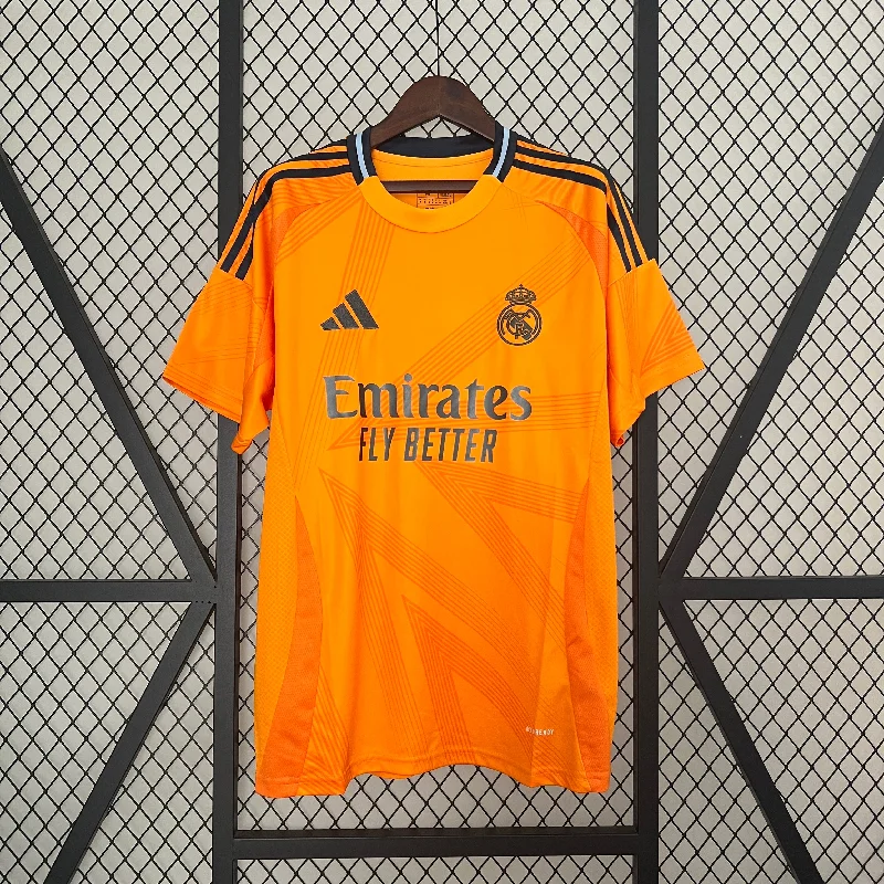 CAMISA LANÇAMENTO DO REAL MADRID 24/25 LARANJA