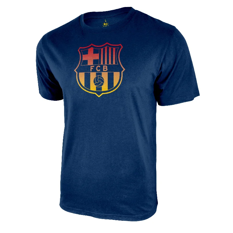 FC Barcelona Adult Sunset Logo T-Shirt