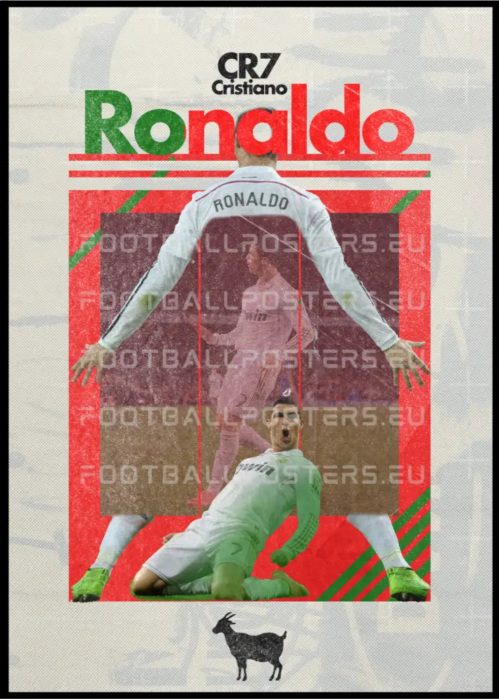 Cristiano Ronaldo "CR7" | Real Madrid Poster