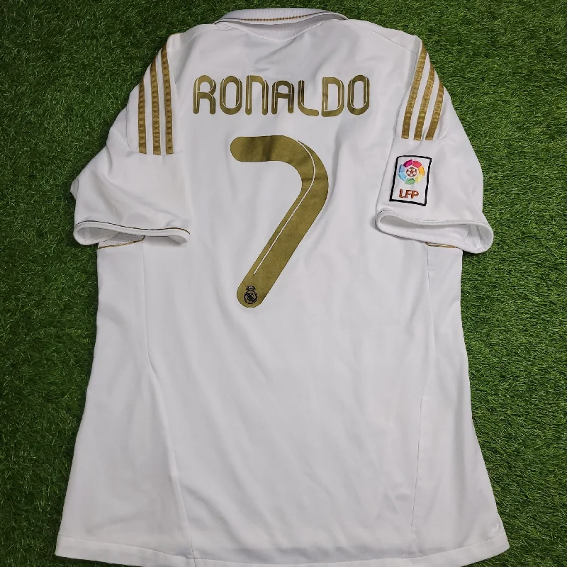 Cristiano Ronaldo Real Madrid 2011 2012 Home Soccer Jersey Shirt M SKU# V13659