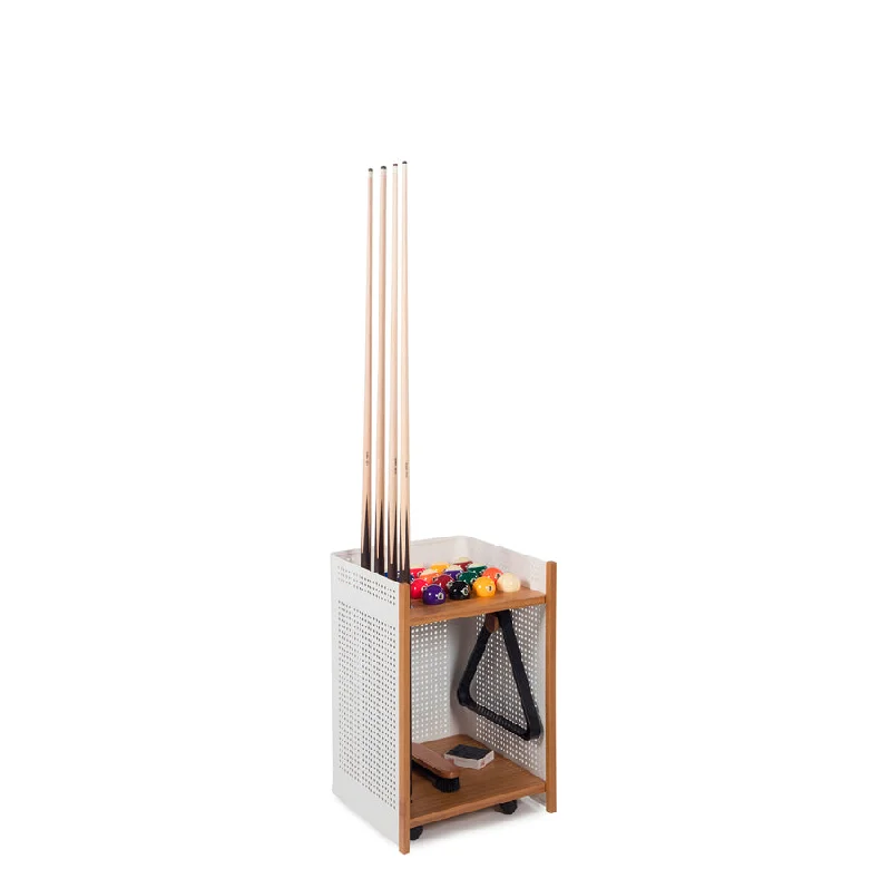 Diagonal Floor Cue Rack - Indoor