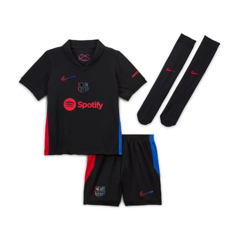 FC Barcelona 2024/25 Stadium Away Little Kids' 3-Piece Kit