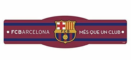 FC Barcelona 4" x 17" Street Sign Futbol - La Liga