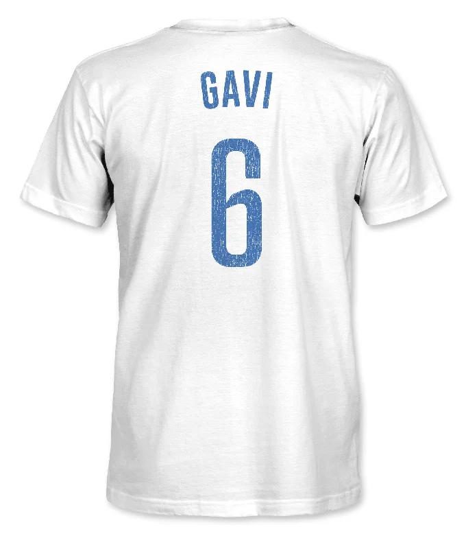 FC Barcelona Gavi Cotton T-Shirt - White