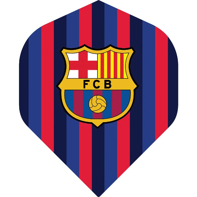 FC Barcelona - Official Licensed BARÇA - Dart Flights - No2 - Std - F1 - Striped with Crest