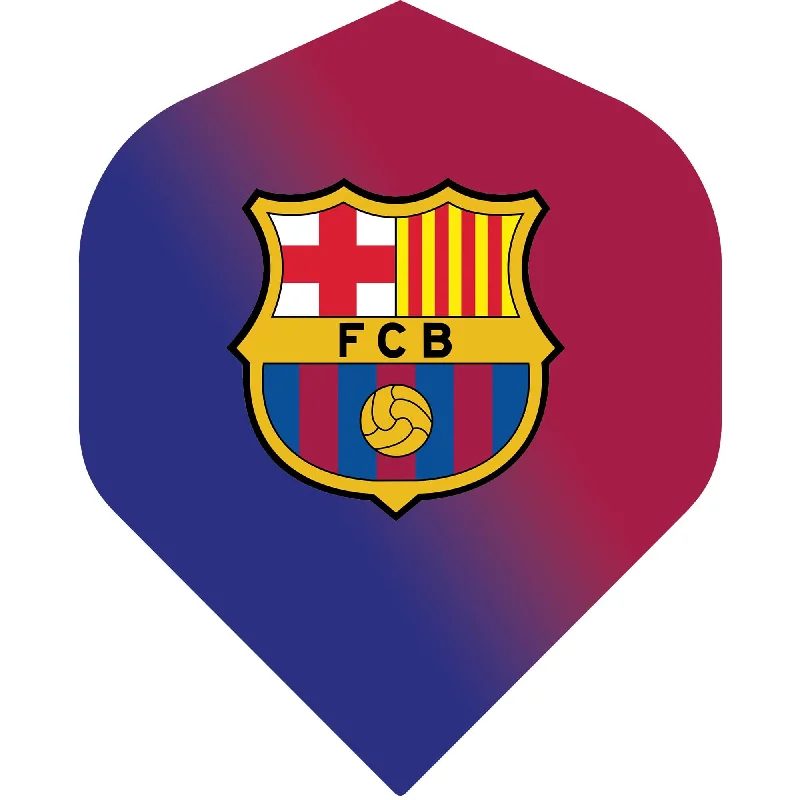 FC Barcelona - Official Licensed BARÇA - Dart Flights - No2 - Std - F3 - Shaded with Crest