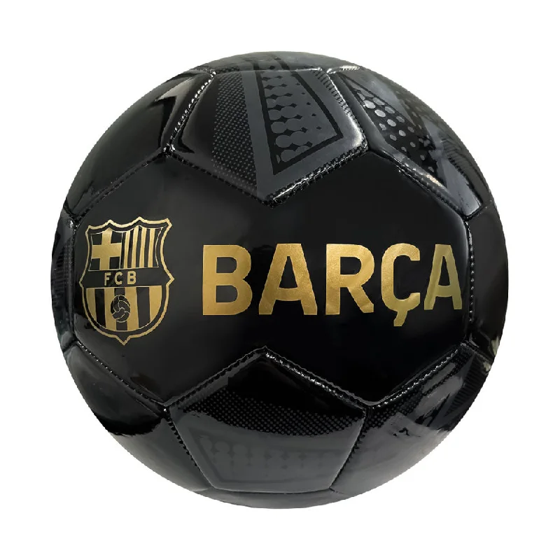 Officially Licensed FC Barcelona Pop Art Black Soccer Ball