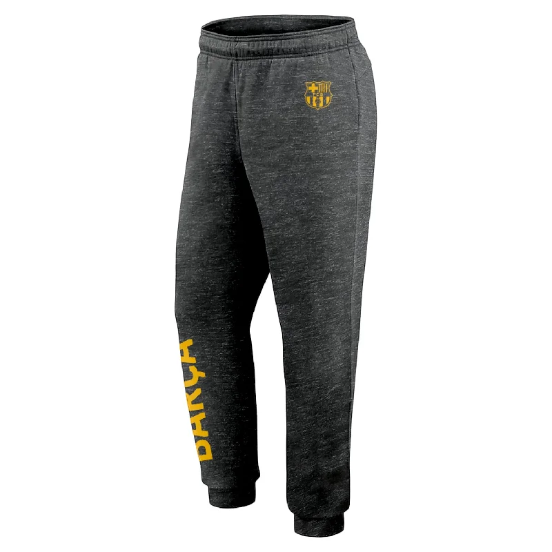 FC  Barcelona Adult Yellow Logo Joggers