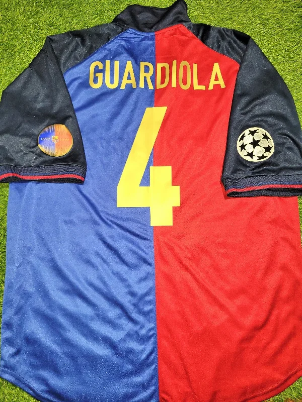 Guardiola Barcelona Centenary 1999 2000 TOTAL 90 Soccer Jersey Shirt L SKU# F40307AOG 118863