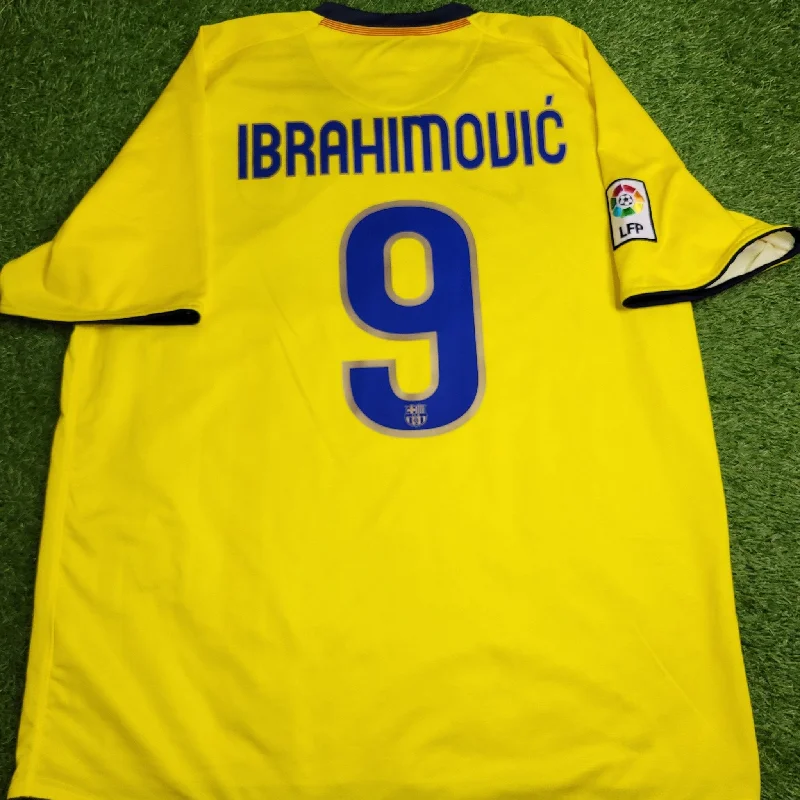 Ibrahimovic Barcelona DEBUT SEASON 2009 2010 Soccer Third Jersey Shirt XL SKU# 286787-760