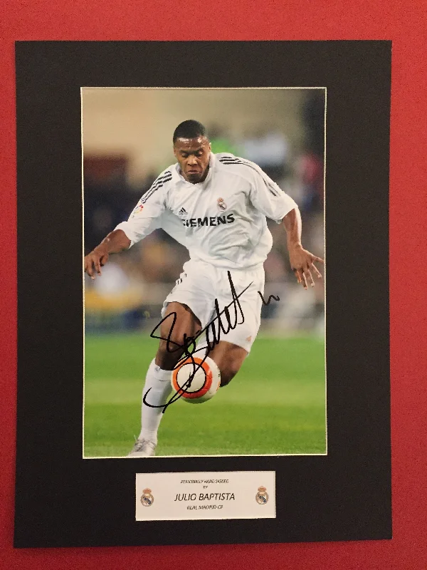 JULIO BAPTISTA - SIGNERT BILDE MED EKTEHETSGARANTI/COA