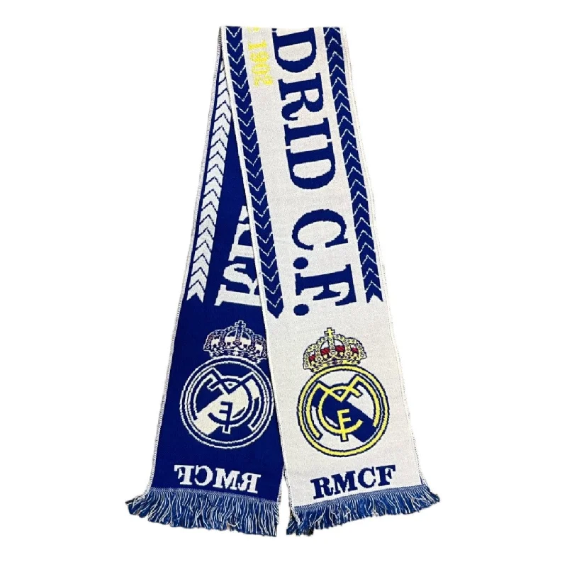 La Liga Scarf Knitted Real Madrid CF (White)