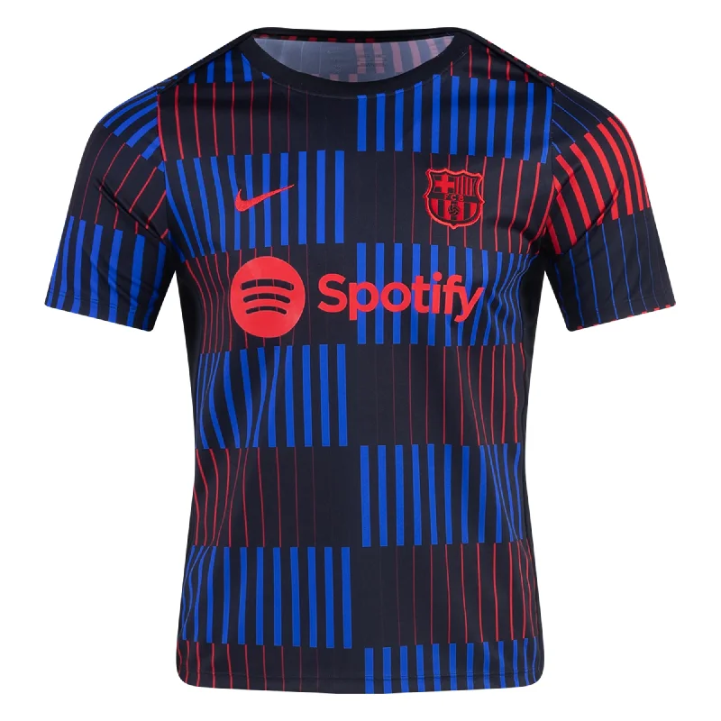 Nike Barcelona Prematch Away Jersey 24/25 (Black/University Red)