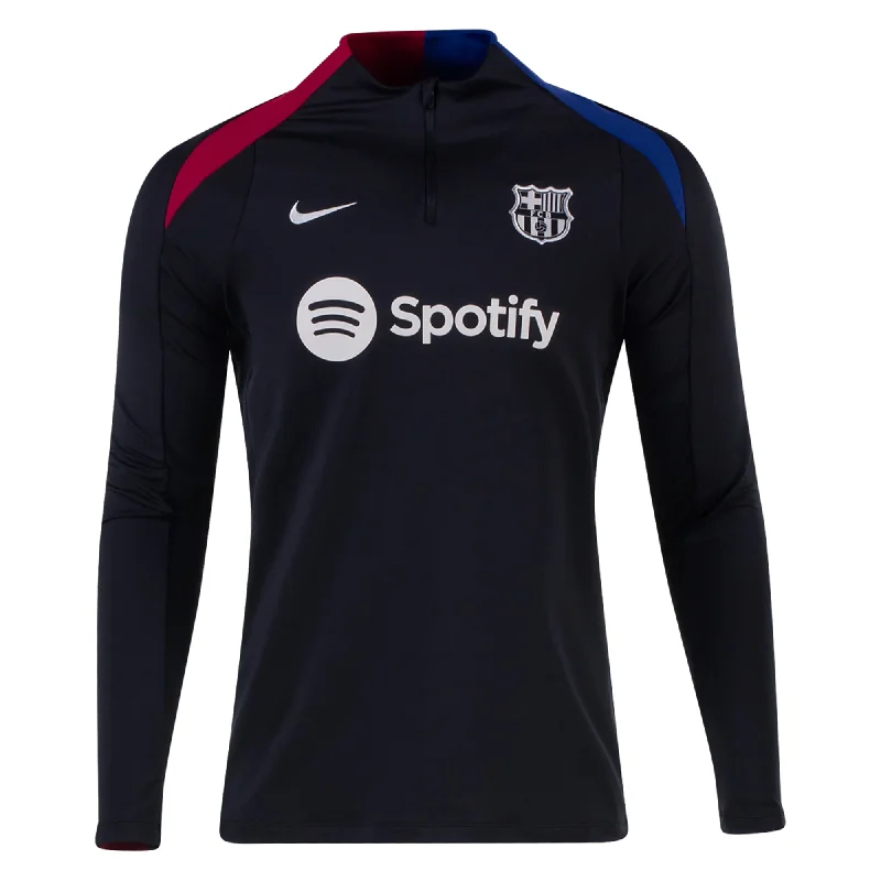 Nike Barcelona Strike Training Jacket 24/25 (Black/Noble Red/Light Orewood Brown)