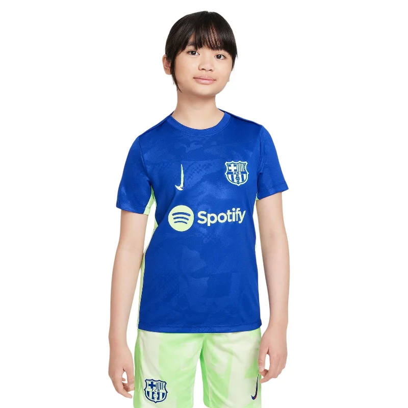 Nike Barcelona FC 2024/25 Kids Away Pre-Match Jersey