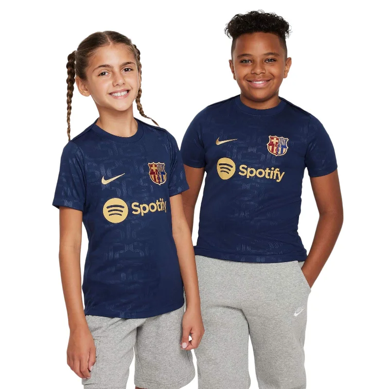 Nike Barcelona FC 2024/25 Pre-Match Kids Home Jersey