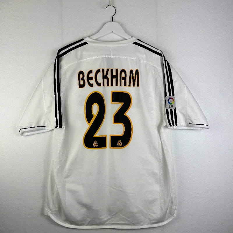 Real Madrid 2003/2004 Player Issue Home Shirt - Beckham 23