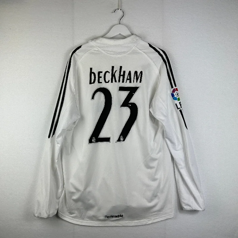 Real Madrid 2005/2006 Player Issue Home Shirt - Beckham 7