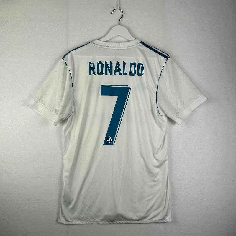 Real Madrid 2017/2018 Home Shirt - Ronaldo 7 - Excellent - Adidas AZ8059