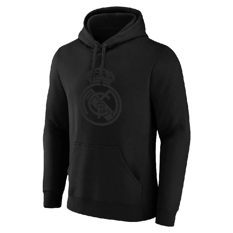 Real Madrid Adult Blackout Pullover Hoodie