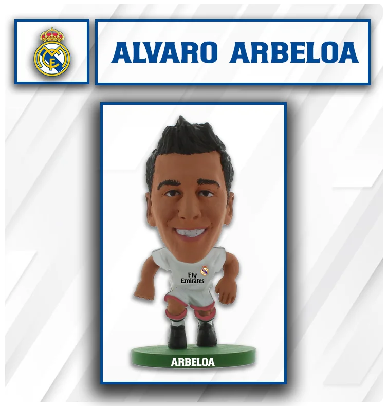 Soccerstarz - Real Madrid - Alvaro Arbeloa  - Home Kit (2015 Version) (Clear Sachet)