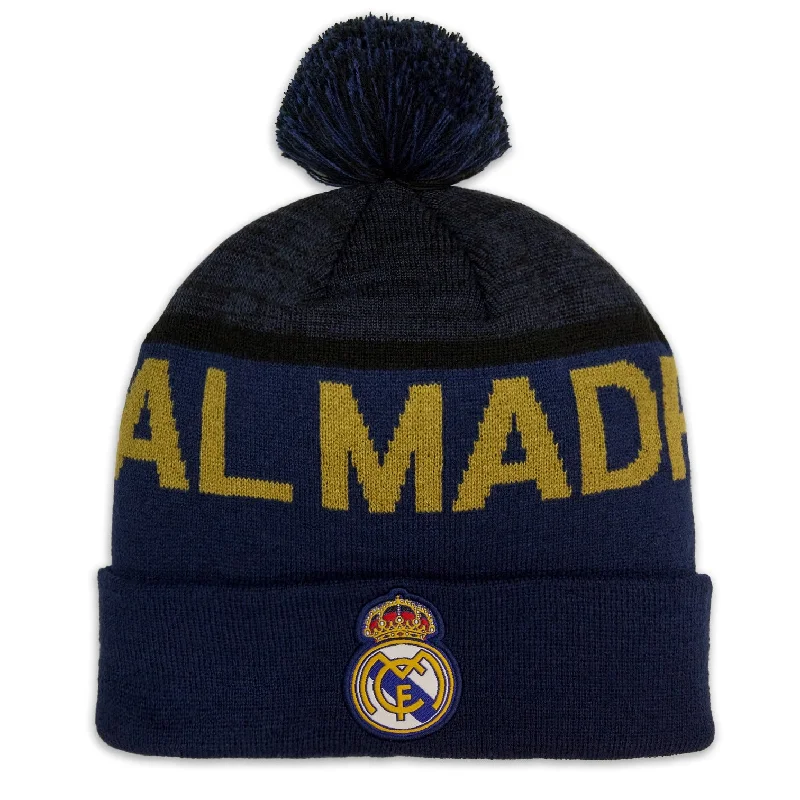 Real Madrid CF Premium Soft Knit Pom Beanie