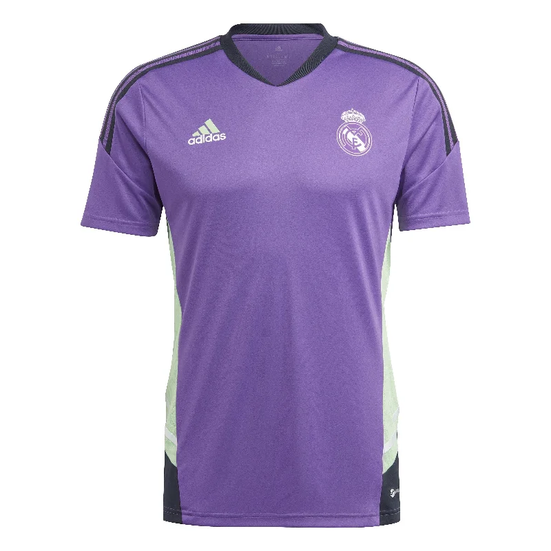 Real Madrid La Liga Adidas Men's Purple Condivo 22 Training Jersey