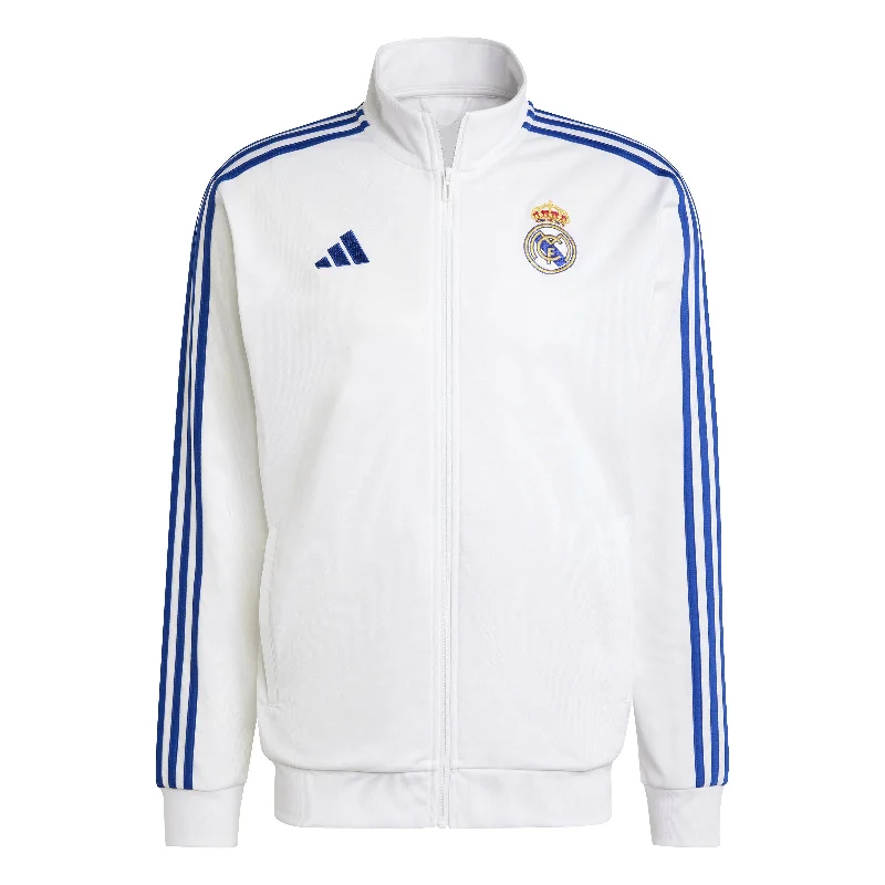 Real Madrid La Liga Adidas Men's White DNA Track Top Jacket