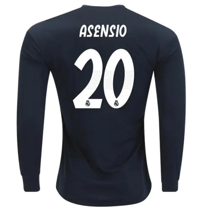 Real Madrid Asensio Long Sleeve Away Jersey 2018/19