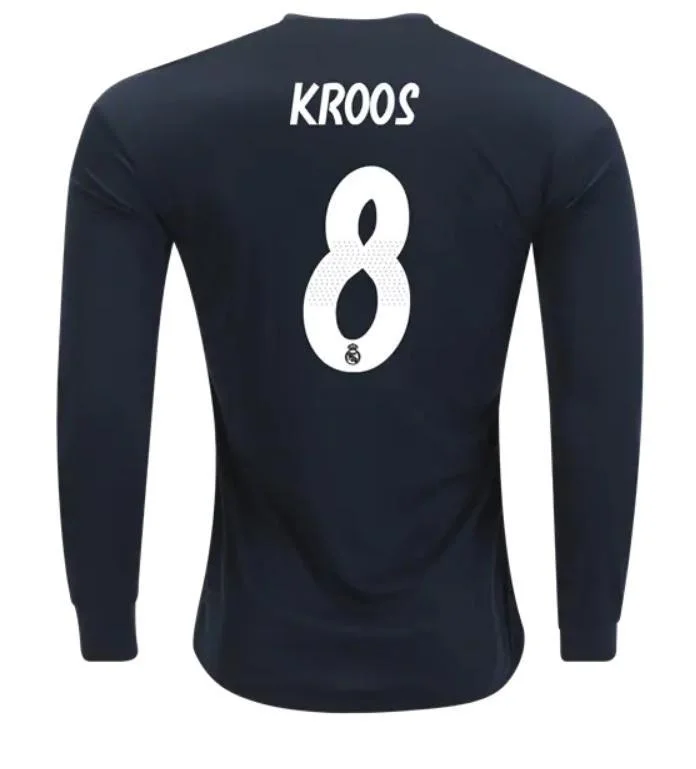 Real Madrid Kroos Long Sleeve Away Jersey 2018/19