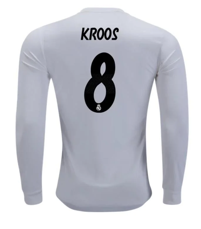 Real Madrid Kroos Long Sleeve Home Jersey 2018/19