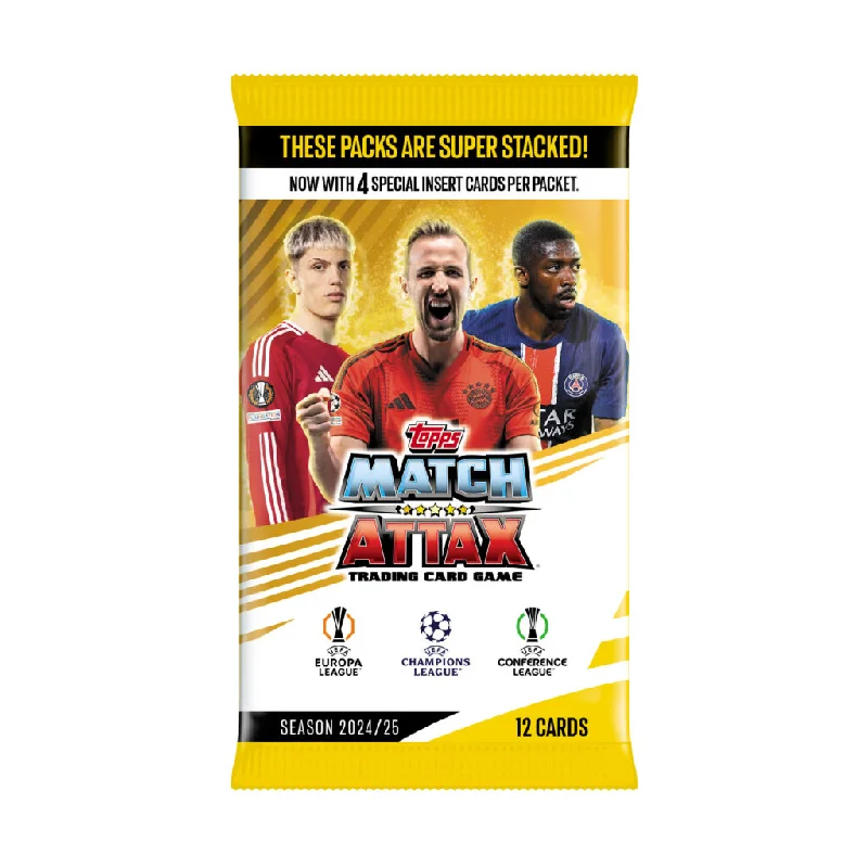 Topps Match Attax Champions League Trading Cards 2024-25 (Single Pack)