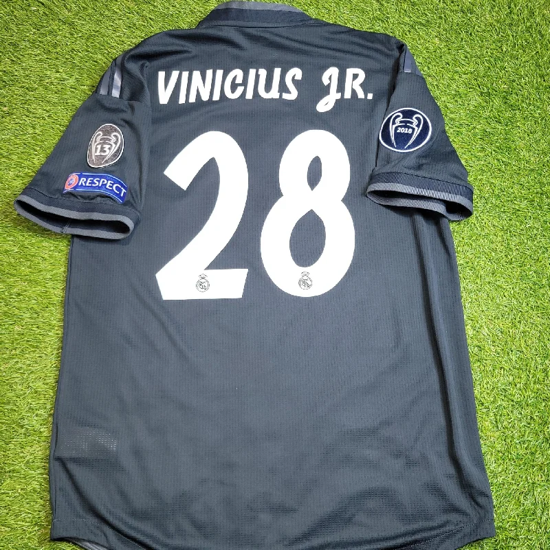 Vinicius Jr. Real Madrid 2018 2019 Away DEBUT PLAYER ISSUE Soccer Jersey Shirt L SKU# CY6329