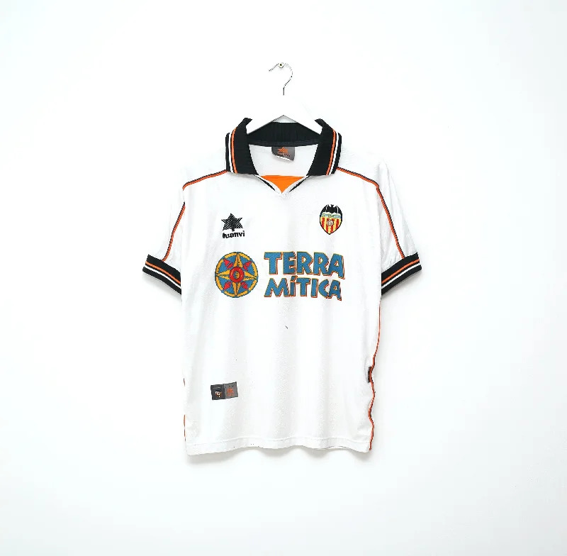 1999/00 VALENCIA Vintage Luanvi Home Football Shirt Jersey (S/M)