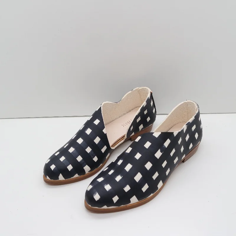 BBF24 SALE. SIZE 35. THE KIM. GINGHAM. TT NORI. 3CM (PATTERN SAMPLE)