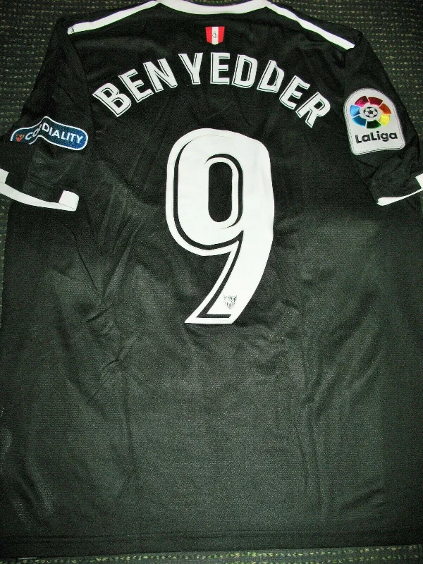 Ben Yedder Sevilla 2017 2018 Match Worn Black Jersey Issue Maillot