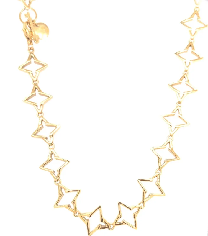 Guiding Star Necklace Gold Tone